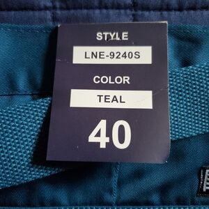 Mens Teal Cargo Shorts Size 40